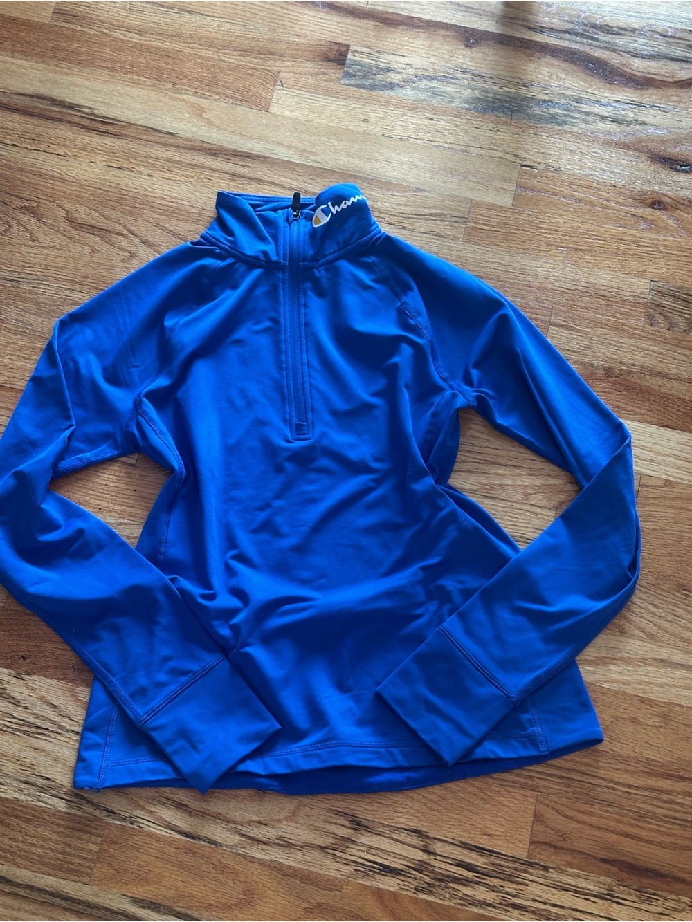 Champion Women's Blue Long-Sleeve zip up